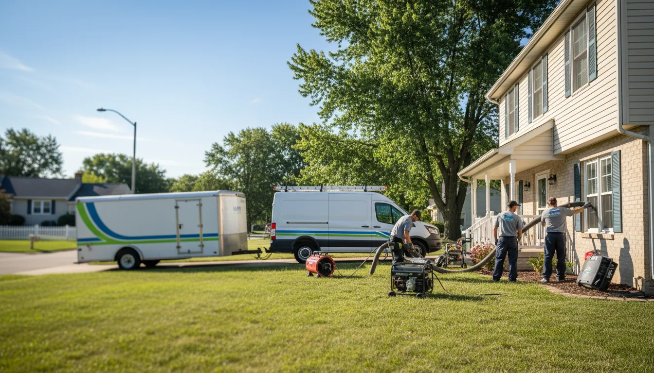 Flooded Basement Restoration And Cleanup With Repair in Brandenburg, KY near me